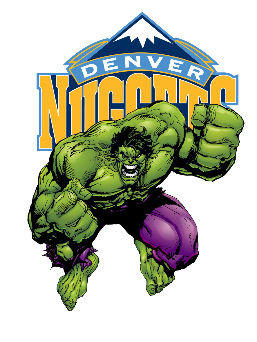 Denver Nuggets Hulk Logo vinyl decal